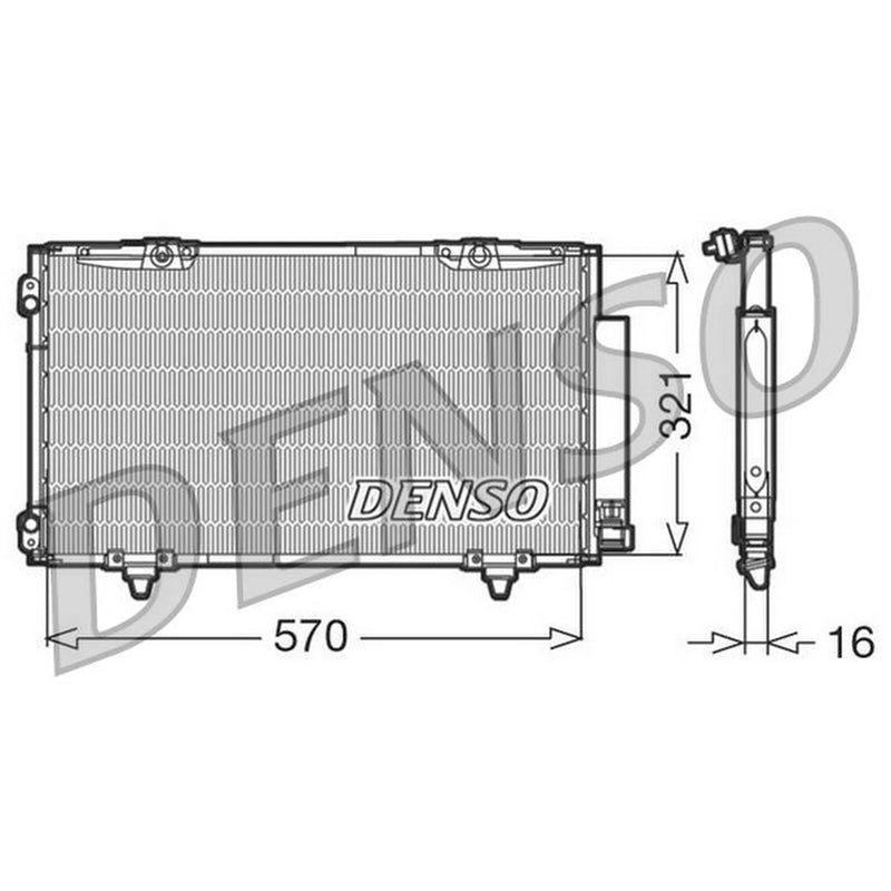Denso Air Conditioning Condenser DCN50011