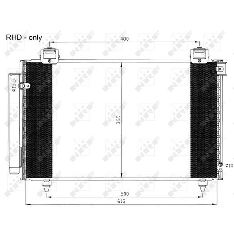 NRF Air Conditioning Condenser 35593