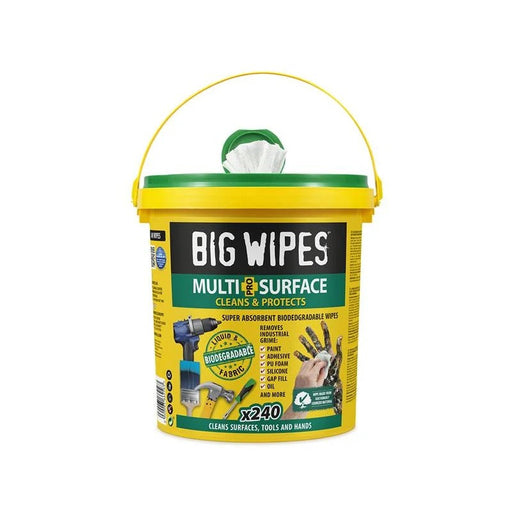 Big Wipes Multi-Surface PRO+ Bio Wipes Bucket of 240 - 2447 0000