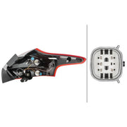 Hella Tail Light / Lamp W16W Left 2VP 354 828-071