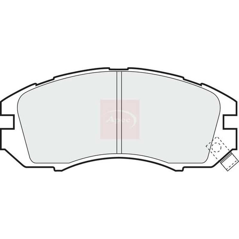 Apec Front Brake Pad Set PAD739