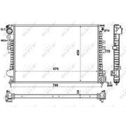 NRF Engine Radiator 58993