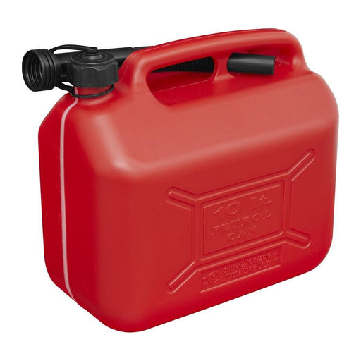 Sealey Fuel Can 10L Red JC10PR Sealey  - Town Parts