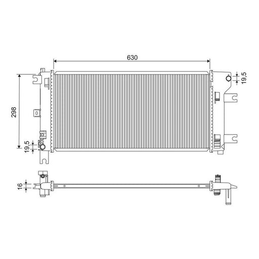 Valeo Engine Radiator 701299