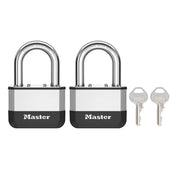 Master Lock Elite™ Laminated 45mm Padlock - 38mm Shackle (Pack of 2) - PK1EURTLF