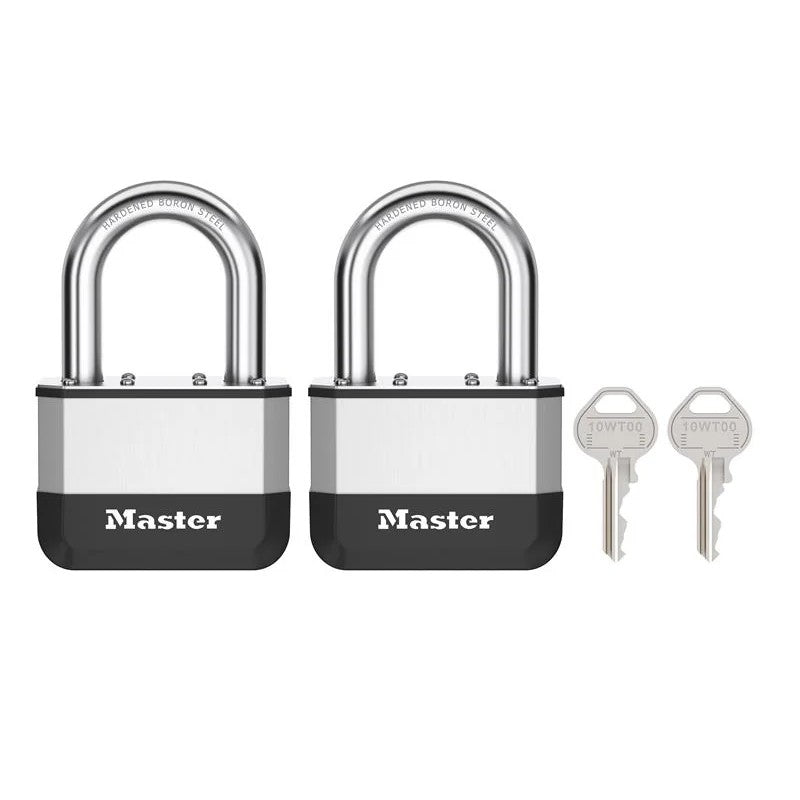 Master Lock Elite™ Laminated 45mm Padlock - 38mm Shackle (Pack of 2) - PK1EURTLF
