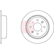 Apec 2 x Solid Rear Brake Discs DSK257