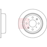 Apec 2 x Solid Rear Brake Discs DSK257