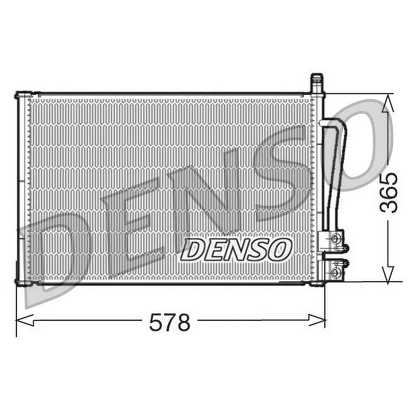 Denso Air Conditioning Condenser DCN10008