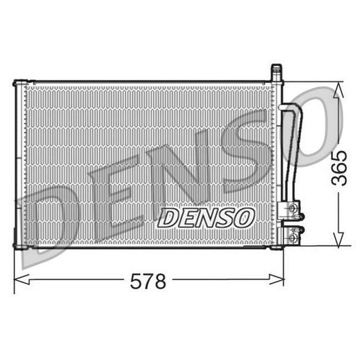 Denso Air Conditioning Condenser DCN10008