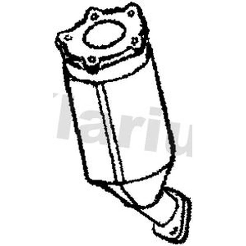Klarius Catalyst Type Approved With Pipe Front 321875 2853002750 321875