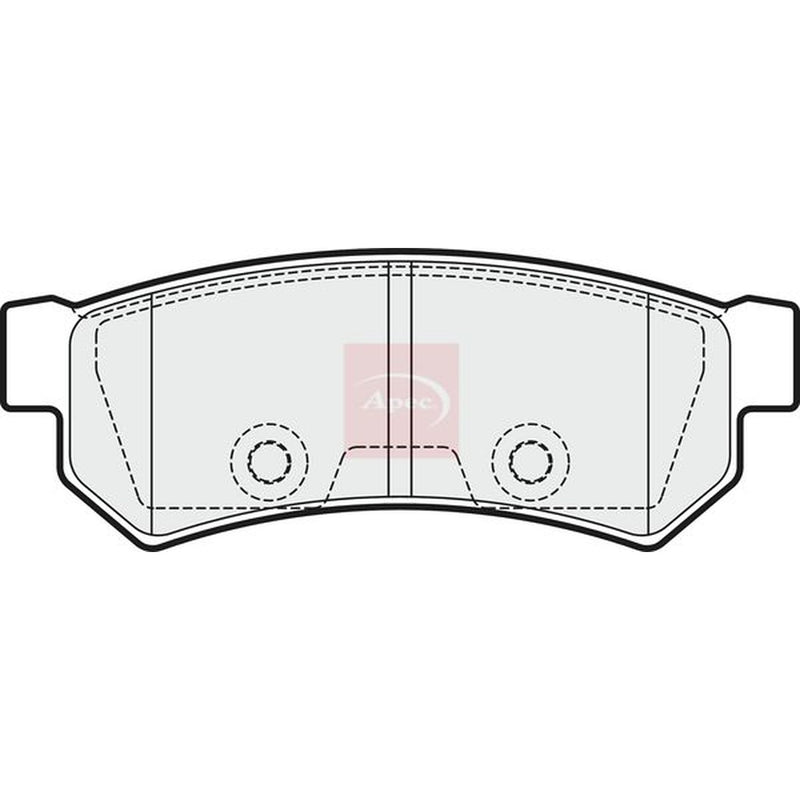 Apec Rear Brake Pad Set PAD1847