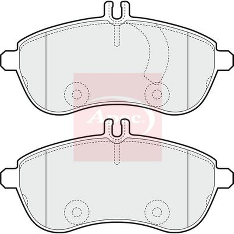 Apec Front Brake Pad Set PAD1565