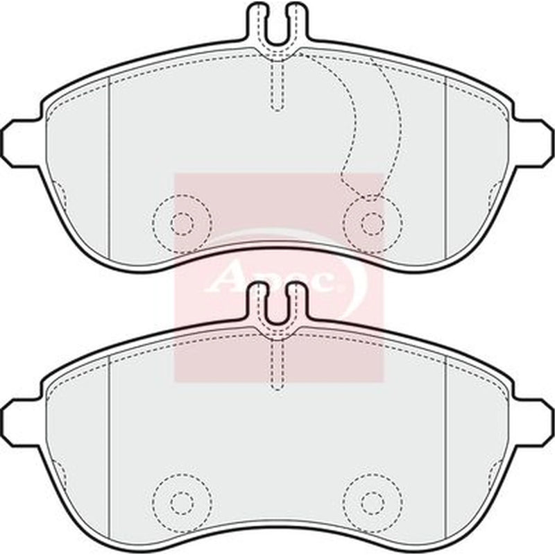 Apec Front Brake Pad Set PAD1565