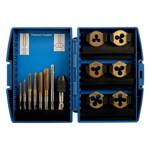 Laser Metric Tap & Die Set 13pc 4026 Laser  - Town Parts