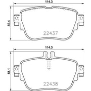 DON Rear Brake Pad Set PCP2209
