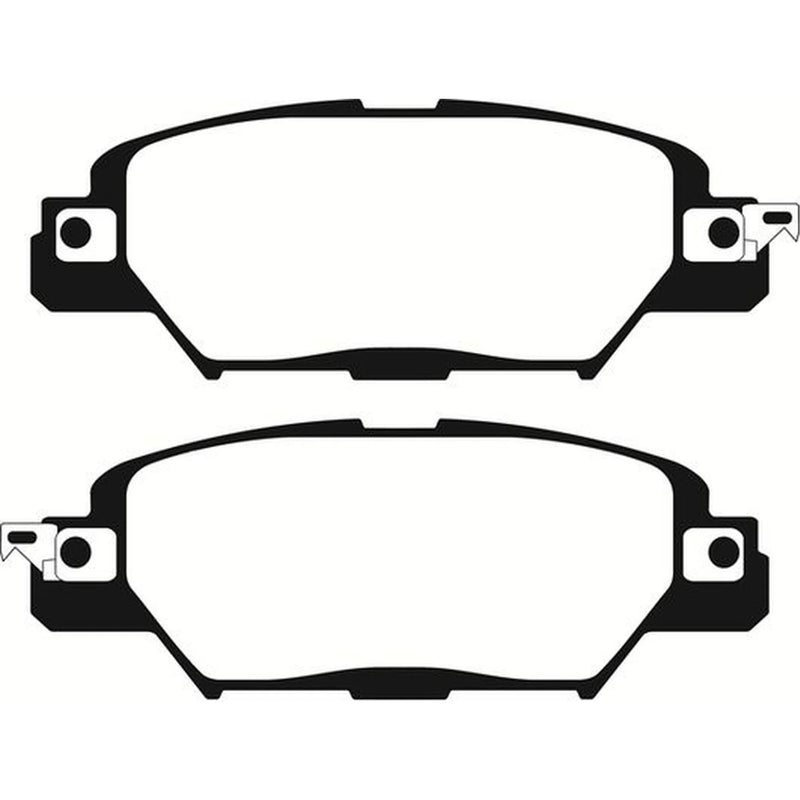 Abtex Rear Brake Pad Set PLU2374