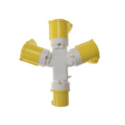 Faithfull Power Plus 3-Way Splitter 110V - 3EZ-4H