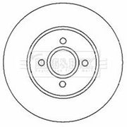 Borg & Beck 2 x Vented Front Brake Discs BBD4420