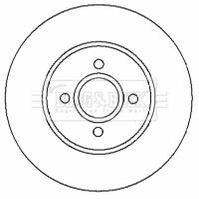 Borg & Beck 2 x Vented Front Brake Discs BBD4420