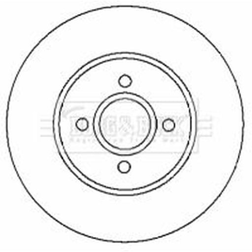 Borg & Beck 2 x Vented Front Brake Discs BBD4420