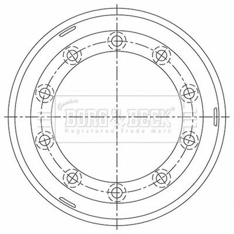 Borg & Beck Brake Drum Assembly BBR32491