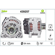 Valeo Car Alternator 12V 439257