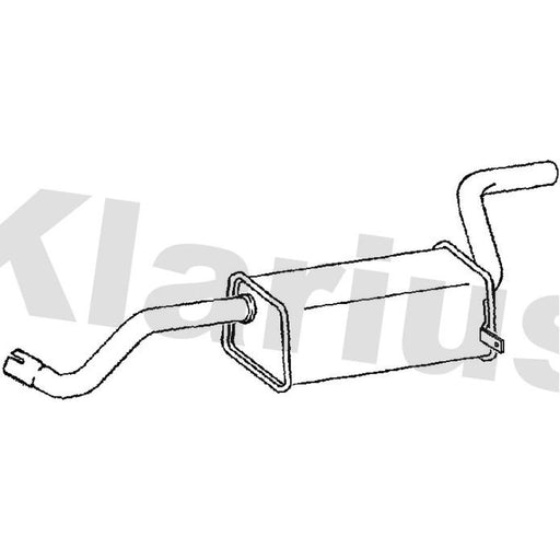Klarius Box With Tail Pipe Rear RN835A