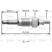 Valeo Diesel Engine Glow Plug 345108