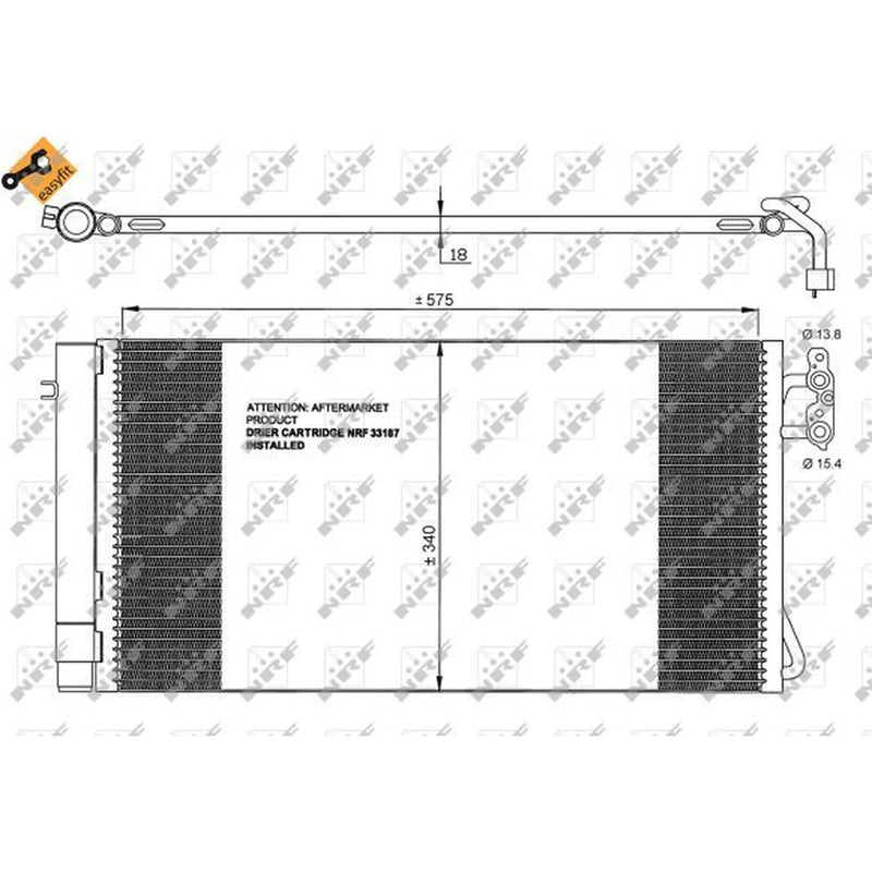 NRF Air Conditioning Condenser 35773