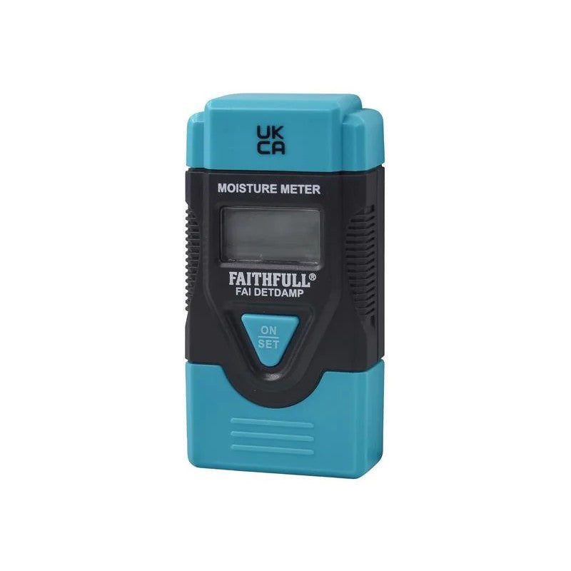 Faithfull Damp & Moisture Meter LCD Display - FAIDETDAMP