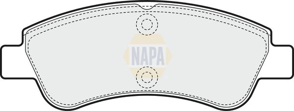 NAPA Front & Rear Pads fits CITROËN JEEP OPEL