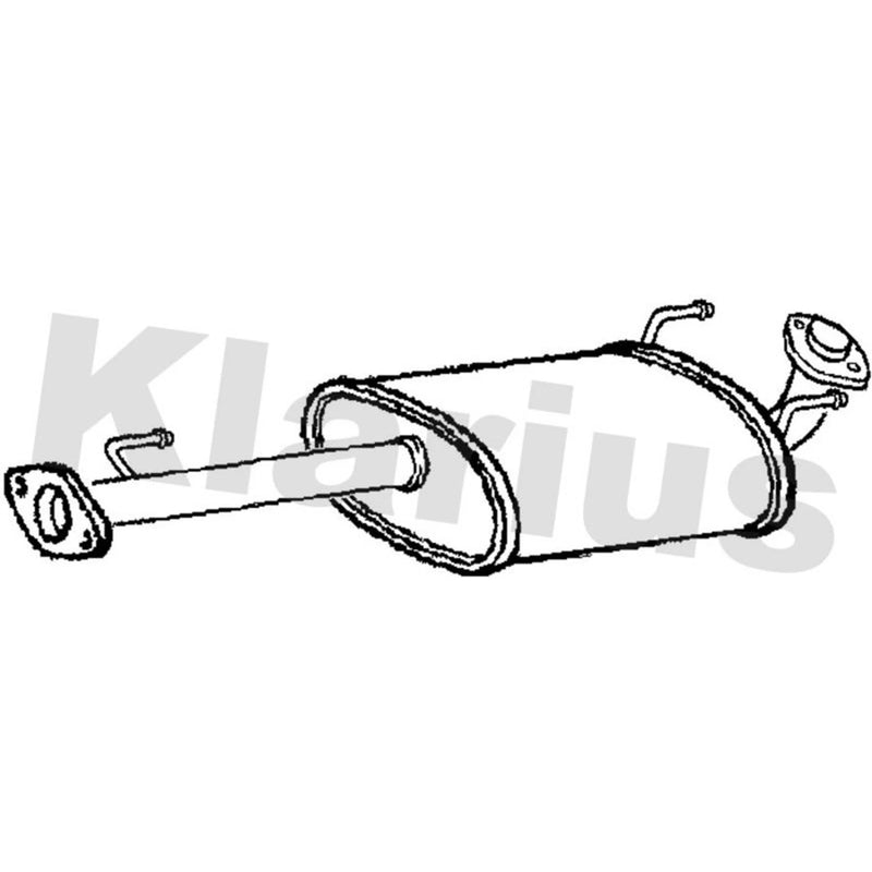 Klarius Box With Centre Pipe Centre TY632H