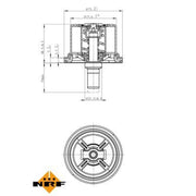 NRF Thermostat,Coolant 725099