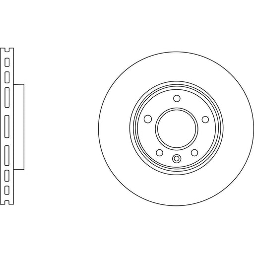 Apec Brake Disc Front Fits Chevrolet Cruze Orlando Volt Opel Ampera Astra Zafira Apec  - Town Parts