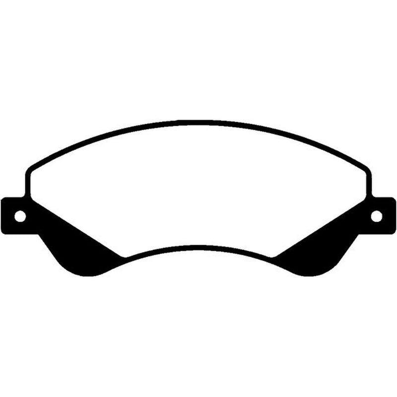 Abtex Front Brake Pad Set PLU1236