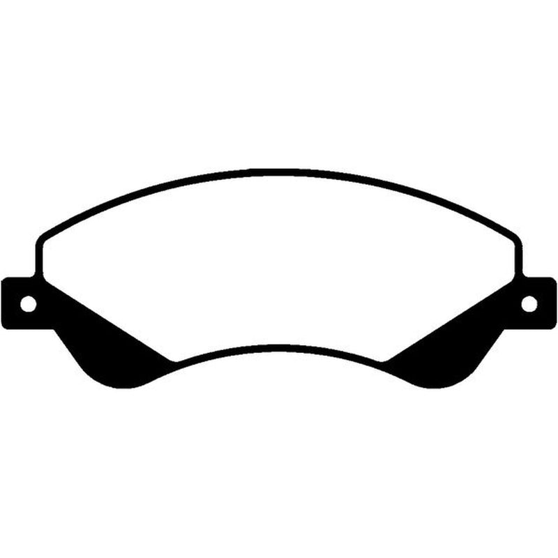 Abtex Front Brake Pad Set PLU1236