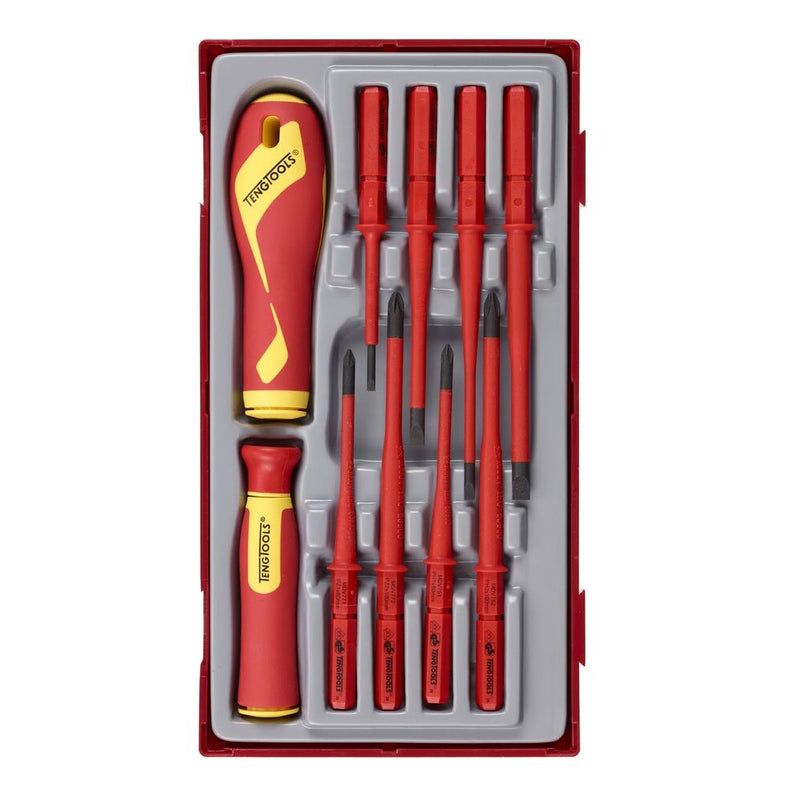 Teng Tools Insulated Screwdriver Set TT1 10 Pieces