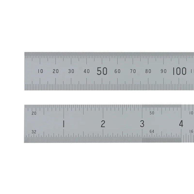 Fisher Satin Chrome Rule 300mm/12in - FC12