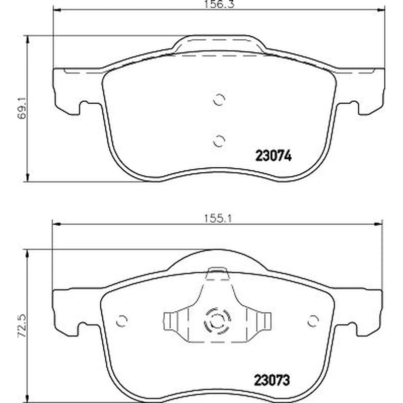 DON Front Brake Pad Set PCP1313
