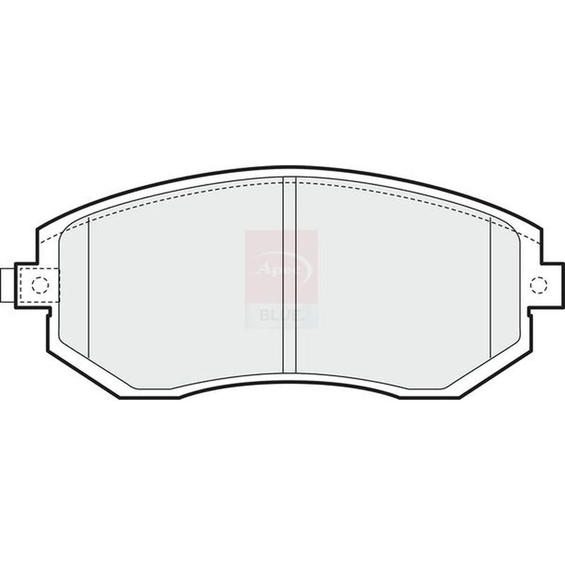 Apec Front Brake Pad Set PD3818