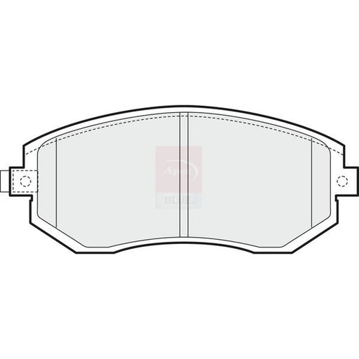 Apec Front Brake Pad Set PD3818