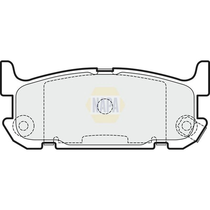 NAPA Rear Brake Pad Set NBP1748