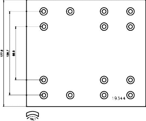 Textar 1934401 Brake Lining Kit, drum brake