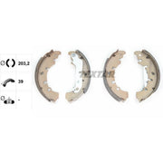 Textar Brake Shoe Set Axle Kit 91057300