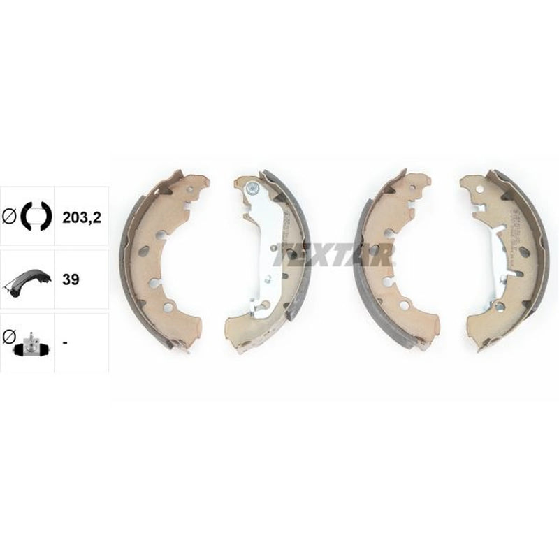 Textar Brake Shoe Set Axle Kit 91057300