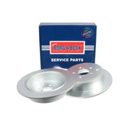 Borg & Beck 2 x Solid Rear Brake Discs BBD4756