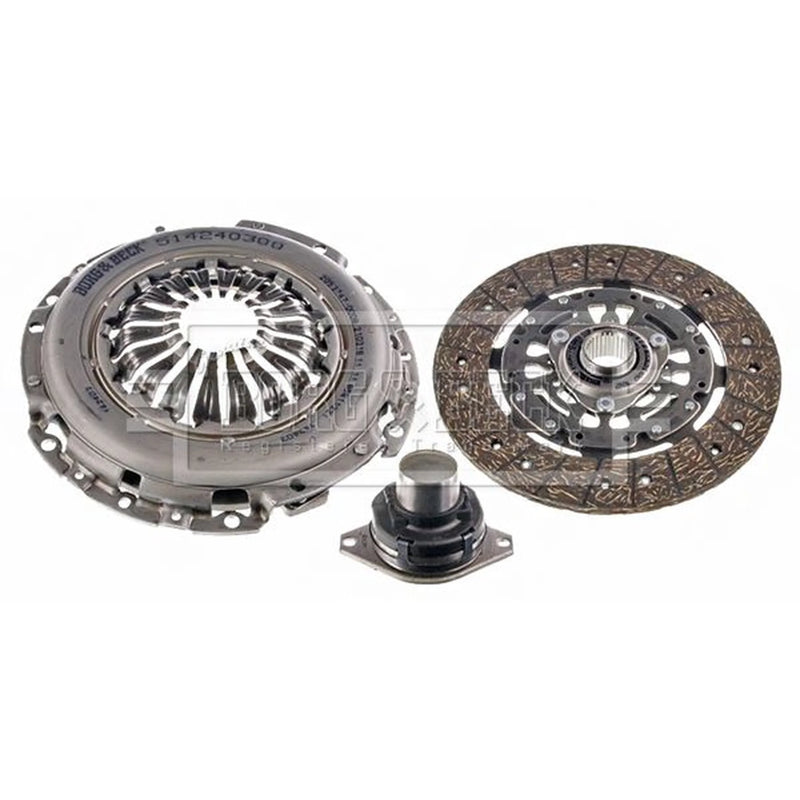 Borg & Beck Clutch Kit Set 3pc 240mm HK2525
