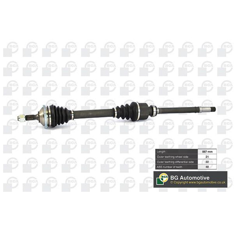 BGA CV Drive Shaft Driveshaft Front Right DS6714RA