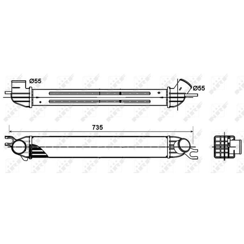 NRF Intercooler (Charge Air Cooler) 30303